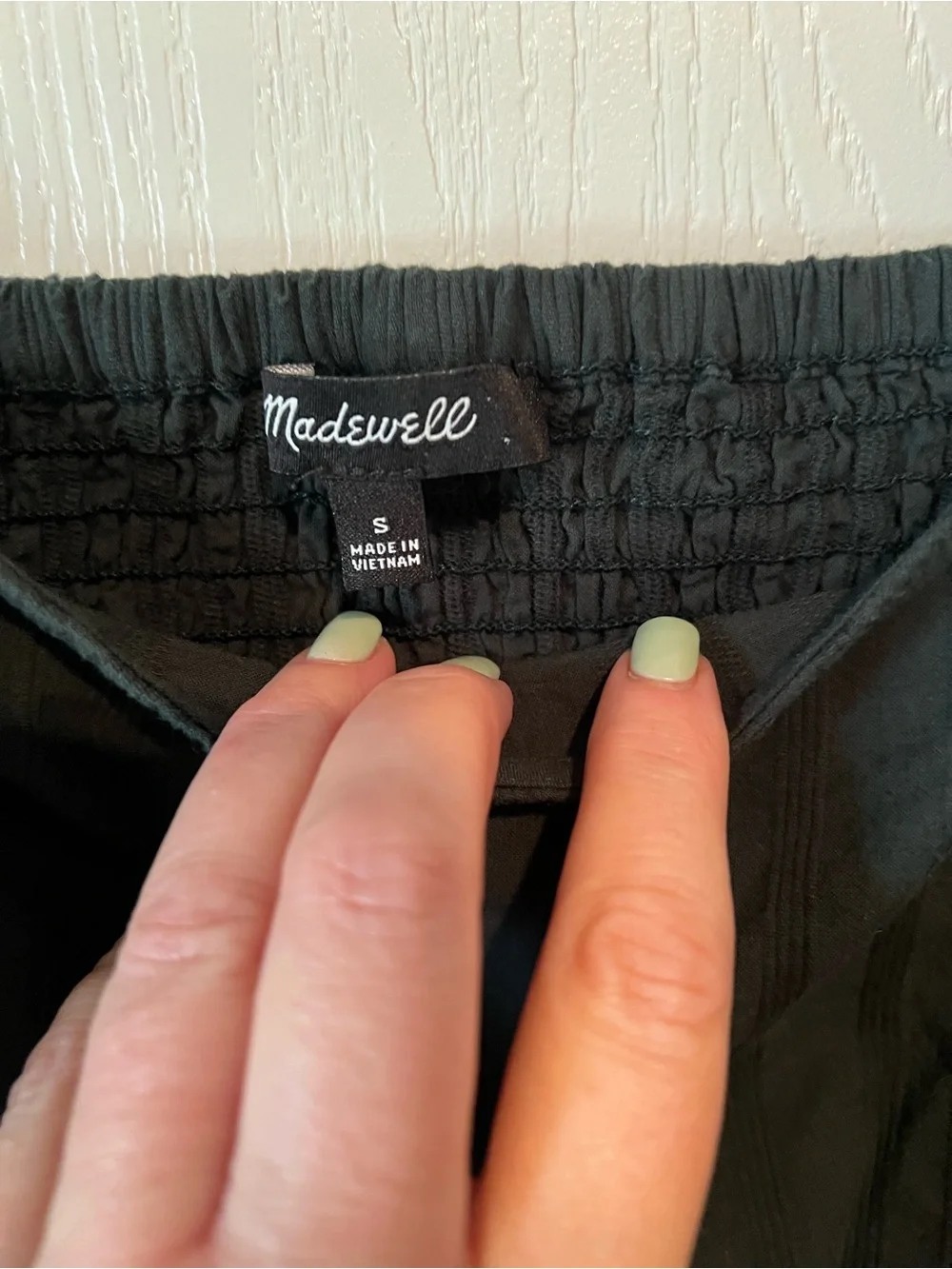 Madewell milkmaid puff
